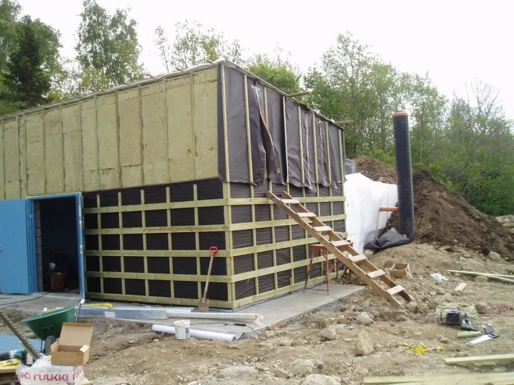 Pumplahoone ehitusjärgus
